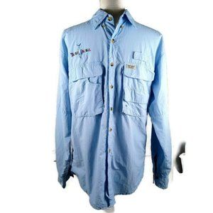 Tacky Jack Fishing Shirt Mens Small Long Sleeve